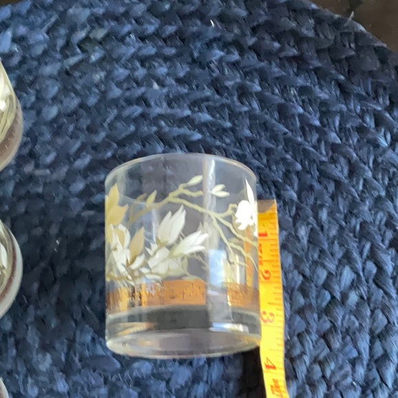 Vintage - Lot of 4 Libby Golden Lotus - Rock Glasses - Picture 4 of 4